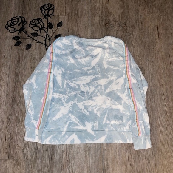 Rip Curl Twin Fin Crewneck Sweatshirt Tie Dye Size Extra Small - Picture 5 of 5